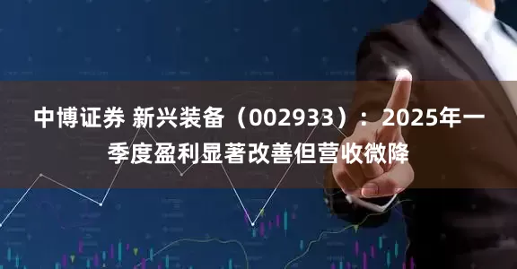 中博证券 新兴装备（002933）：2025年一季度盈利显著改善但营收微降